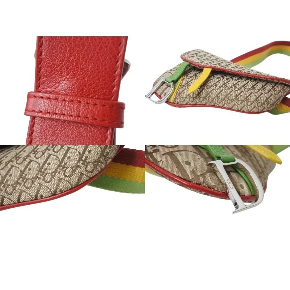 Christian Dior Waist bag Body Belt Bum belt Trotter Rasta colors Galliano - Picture 6 of 8